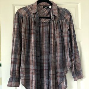 BDG “Melanie” Tie Front Shirt